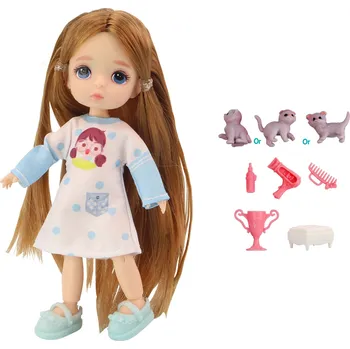 Panenka Panenka s kočkou set 12,5 cm
