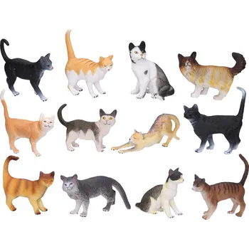 Zvířátko figurka kočka 12 cm