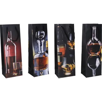 Dárková taška Dárková taška na láhev M 12x36x9 cm Celorok