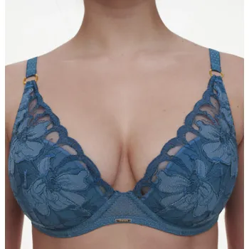 Dámské spodní prádlo Podprsenka vyztužená CHANTELLE (12Q2-06), Barva modrá, Velikost 75C