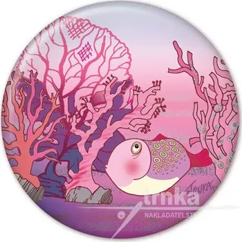 Kosmetické zrcátko Zrcátko Ryba v moři 58 mm/NB