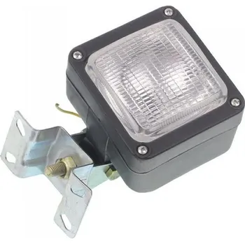 Stojací lampa Pracovní lampa 12V 55W - čtvercová bílá.