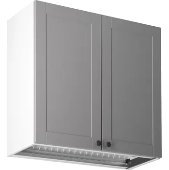 Kuchyňská skříňka Horní kuchyňská skříňka Linea G80C - bílá / šedá