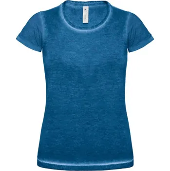 Dámské tričko B&amp;C Dámské triko TWD71 Blue Clash S