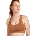 ICEBREAKER Wmns Mer 125 ZoneKnit Racerback Bra, Dusty Clay/Carob/Cb (vzorek) velikost: S