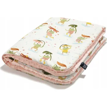 Dětská deka Hřejivá deka pro předškoláka Minky 110x140 Žabky La Millou