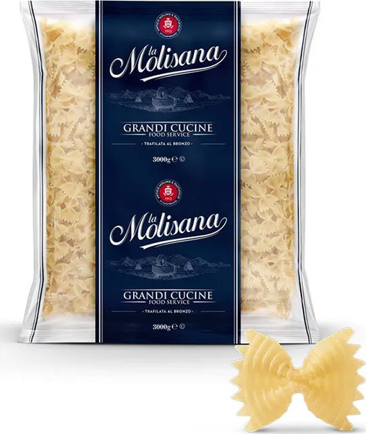Těstoviny Farfalle Rigate Grandi Cucine, La Molisana 3 kg/sáček