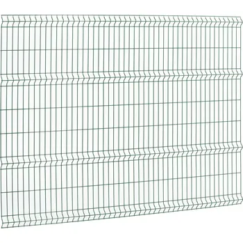 Plot 3D plotový panel, drát 5 mm, výška 180 cm, délka 240 cm, pozink + zelené lakování