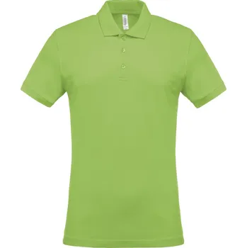 Kariban Polokošile Kariban K254, krátký rukáv, pánská COT20K25412205-lime 2XL Zelená lime