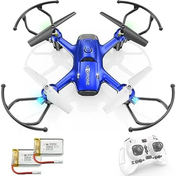 Dron Wipkviey T16 Mini Drone pro děti, RC kvadrokoptéra pro začátečníky se 2 bateriemi, se světly, držením výšky, 3D flipem, snadné l X001U43R7V