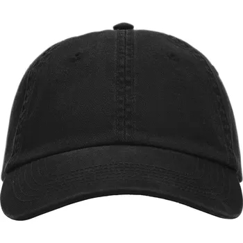 Pracovní přilba TRUE BLANKS Kšiltovka Cotton Twill Cap, 6 panelová, bavlněná COT736500u3199-washed blac UNI Černá sepraná