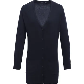 pracovní mikina Premier Cardigan PR 698 dlouhý, dámský COT3906980032f-navy XL Navy