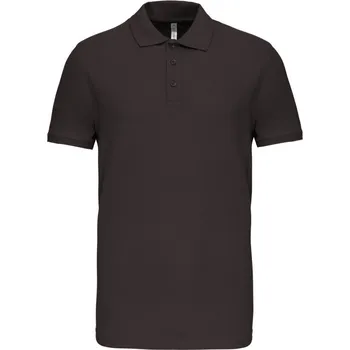 Kariban Polokošile Kariban K239, elastická, krátký rukáv, pánská COT20K23967005-dark grey 2XL Šedá tmavá