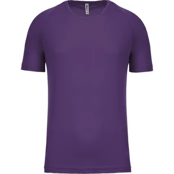 pracovní tričko Kariban Tričko PA438, sportovní, krátký rukáv, pánské COT20P43809205-violet 2XL Fialová