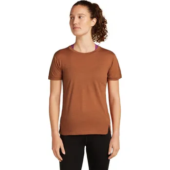 Dámské tričko ICEBREAKER Wmns Mer 150 Ace SS Tee, Dusty Clay (vzorek) velikost: S