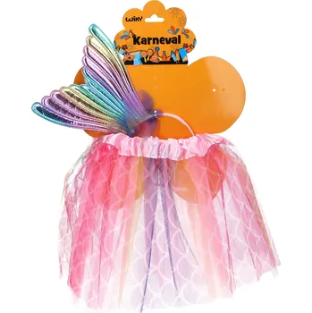 Karnevalový kostým Set karneval - mořská panna barevná