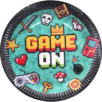 Party nádobí Párty tácky HRA 23 cm, 6 ks