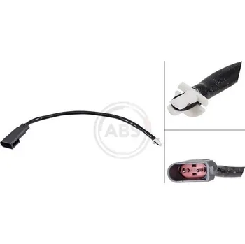 Brzdová destička Výstražný kontakt, opotřebení obložení A.B.S. 39668