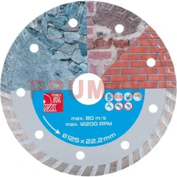 Řezný kotouč Diamantový řezný kotouč 125x2x22,2 DIAMANT