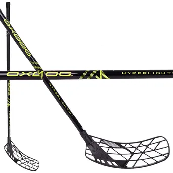 Florbalová hůl Oxdog Hyperlight HES 27 YL Round FSL MBC vel. 101cm (=112cm) levá kulatá (levá ruka dole)