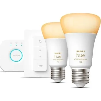 Žárovka LED žárovka Philips Hue White Ambiance 8W 1100 E27 Promo starter kit