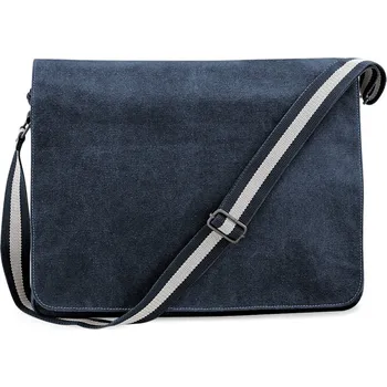 Nákupní taška Quadra Taška Vintage QD610 s klopou, 14l COT51D610t6599-vintage oxf UNI Navy vintage