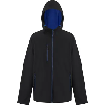 pracovní bunda Regatta Professional Bunda Navigate TRA 705, softshellová COT36A705zv403-black/new r L Černá/modrá královská