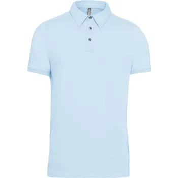 Pánské tričko Kariban Polokošile Kariban K262 žerzejová, krátký rukáv, pánská COT20K26241004-sky blue XL Modrá nebesky