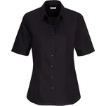 Seidensticker Košile Blouse Regular SSL, krátký rukáv, dámská COT780605002xm-black Černá 44