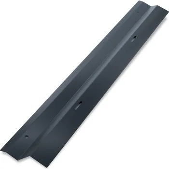 Stavební profil ZOFITHERM Vnitřní rohový AL profil pro LNF ukončovací lišty nopové fólie - 70mm, 46cm ANTRACIT 7016