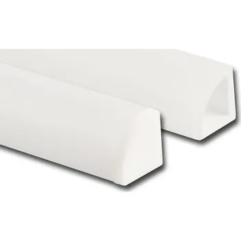 LED páska Rohový PMMA vlhkotěsný profil RA, 10x10mm, vč. mléčného difuzoru, 2m
