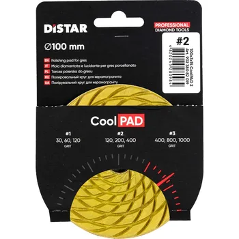 Brusný kotouč DISTAR Cool PAD2 100x3x15 - brusný diamantový pad se suchým zipem