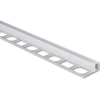 LED páska Hliníkový profil pro obklady a dlažbu DC, 28x11mm, vč. matného difuzoru, 1m