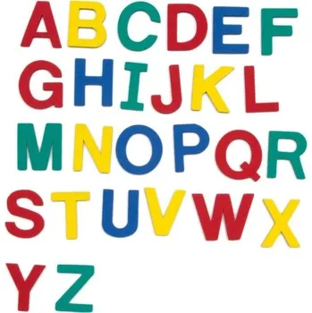 SOLLAU Magnetická písmena, abeceda, sada 26 ks Barva: Žlutá