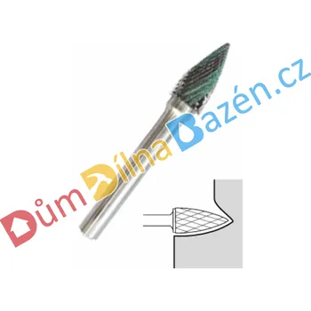 Fréza Optima OPTIMAtools technická fréza špičatá Průměr: 3 mm, Stopka: 3 mm