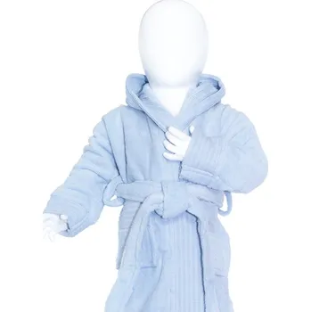 The One Towelling Župan Baby Bathrobe, dětský COT481007037i1-light blue Modrá světlá 68-74