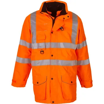pracovní bunda Yoko Bunda HVP711 Hi-Vis 7v1, zateplená, výstražná COT79P711zv905-hi vis oran 2XL Oranžová fluorescent