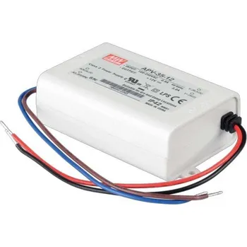 LED osvětlení Zdroj - LED driver Mean Well APV-35-12, 12V DC/35W