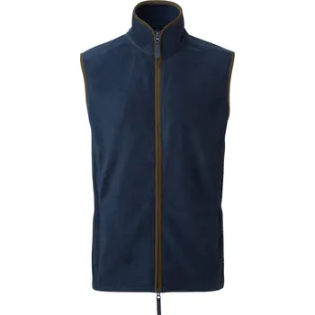 pracovní vesta Premier Vesta Artisan PR 803, fleecová, pánská COT390803zb803-navy/brown L Navy/hnědá