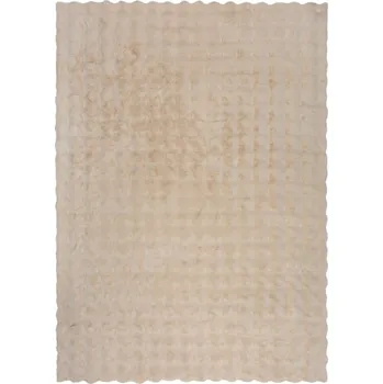 Koberec Hans Home Kusový koberec Waffle Faux Fur Ivory - 80x150