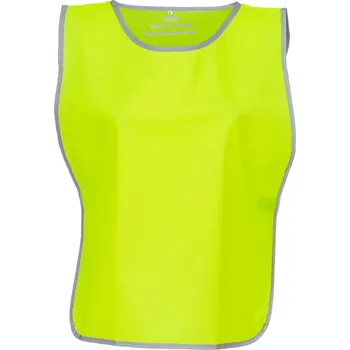 pracovní vesta Yoko Vesta HVJ259 Hi-Vis Tabard, výstražná COT79J259zv88e-hi vis yell Žlutá fluorescent Dětská