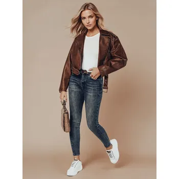 Dámské džíny Dámské kalhoty SKINNYJEAN skinny s páskem Džínové UY2328 Barva: Nebeská, Velikost: 30