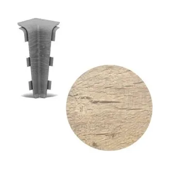 soklová lišta AC AP28/1 vnitřní růžek k soklové liště SG75, PVC Dub winsdorský, 1 ks