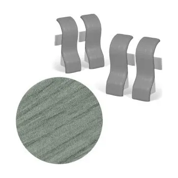 soklová lišta AC AP35 spojka k liště 08, Dub arctic grey, 4 ks