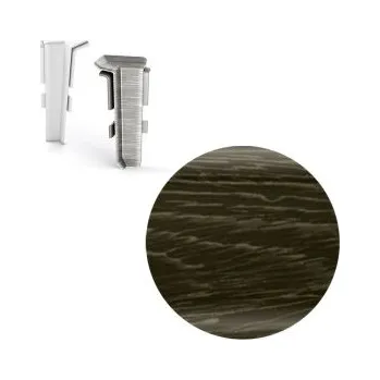 Podlahová lišta Salag AC AP31/1 vnitřní růžek k soklové liště NG80, PVC dub pálený, v: 80 mm, 1 ks