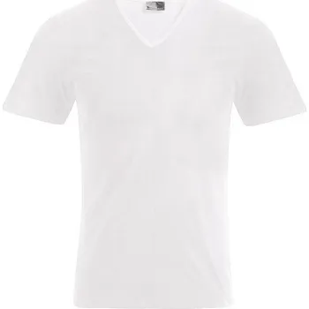 pracovní tričko Promodoro Tričko 3082 Slim Fit s výstřihem do V, krátký rukáv, pánské COT40308200104-white XL Bílá
