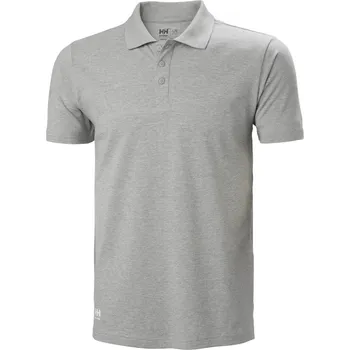 Pánské tričko Helly Hansen Polokošile Classic 79167, krátký rukáv, pánská COT59916707701-grey melang S Melír šedá