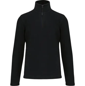 pracovní mikina Kariban Mikina Kariban K912 Enzo s 1/4 zipem, mikrofleecová COT20K91200201-black S Černá