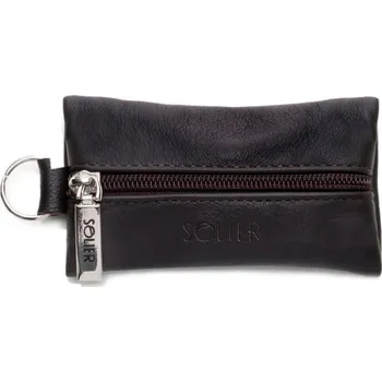 Peněženka Elegantní pánská kapsička na klíče značky SOLIER (SA18 BROWN) Velikost: ONE SIZE