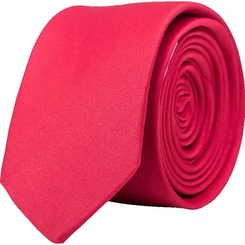 Opasek Korntex Kravata KXTIE5, úzká COT76TIE500499-red Červená UNI